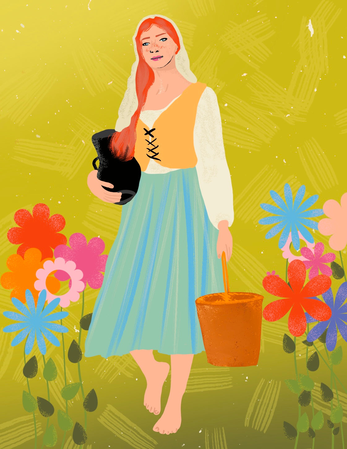 Girl in the Countryside