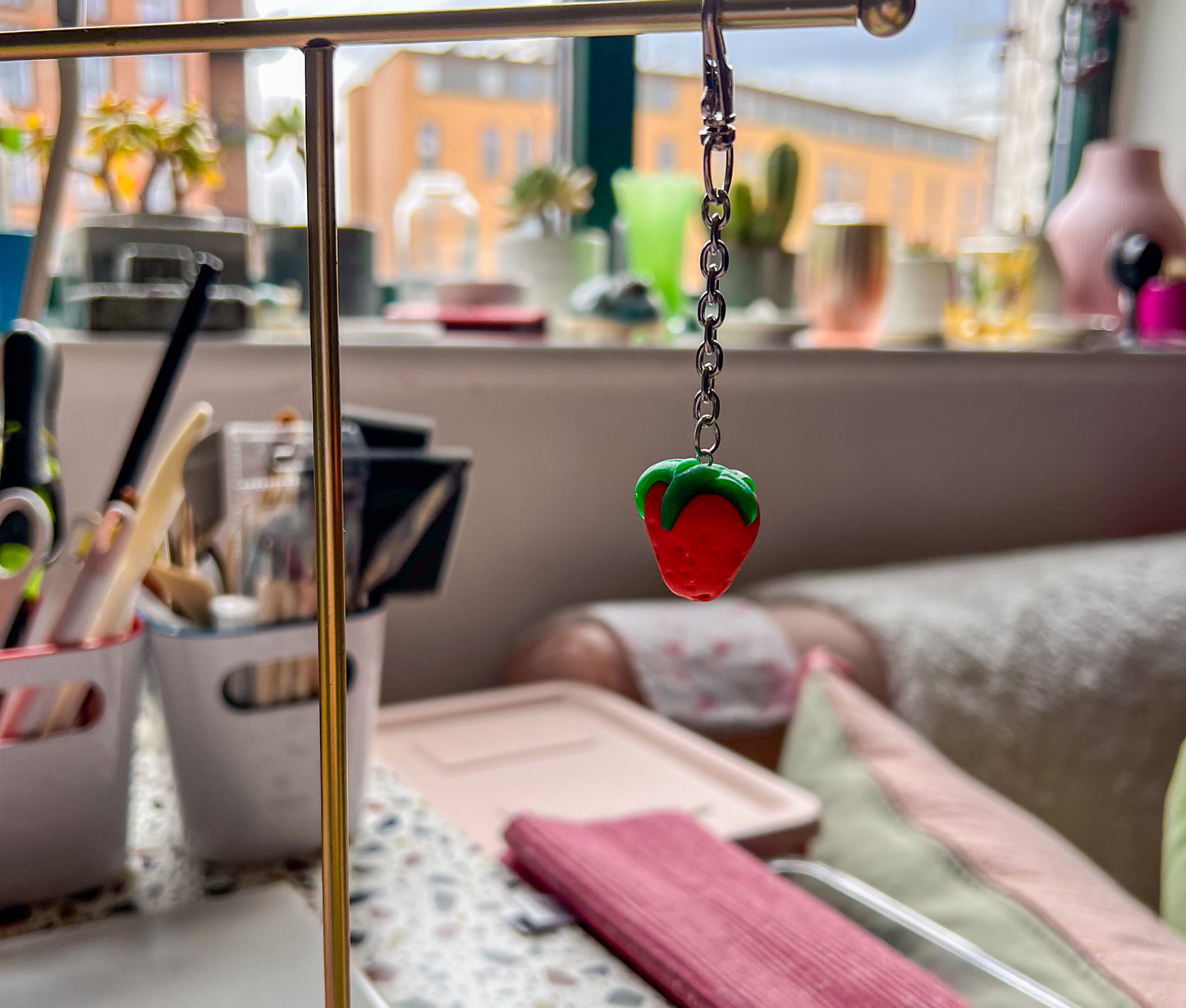 Strawberry Keychain