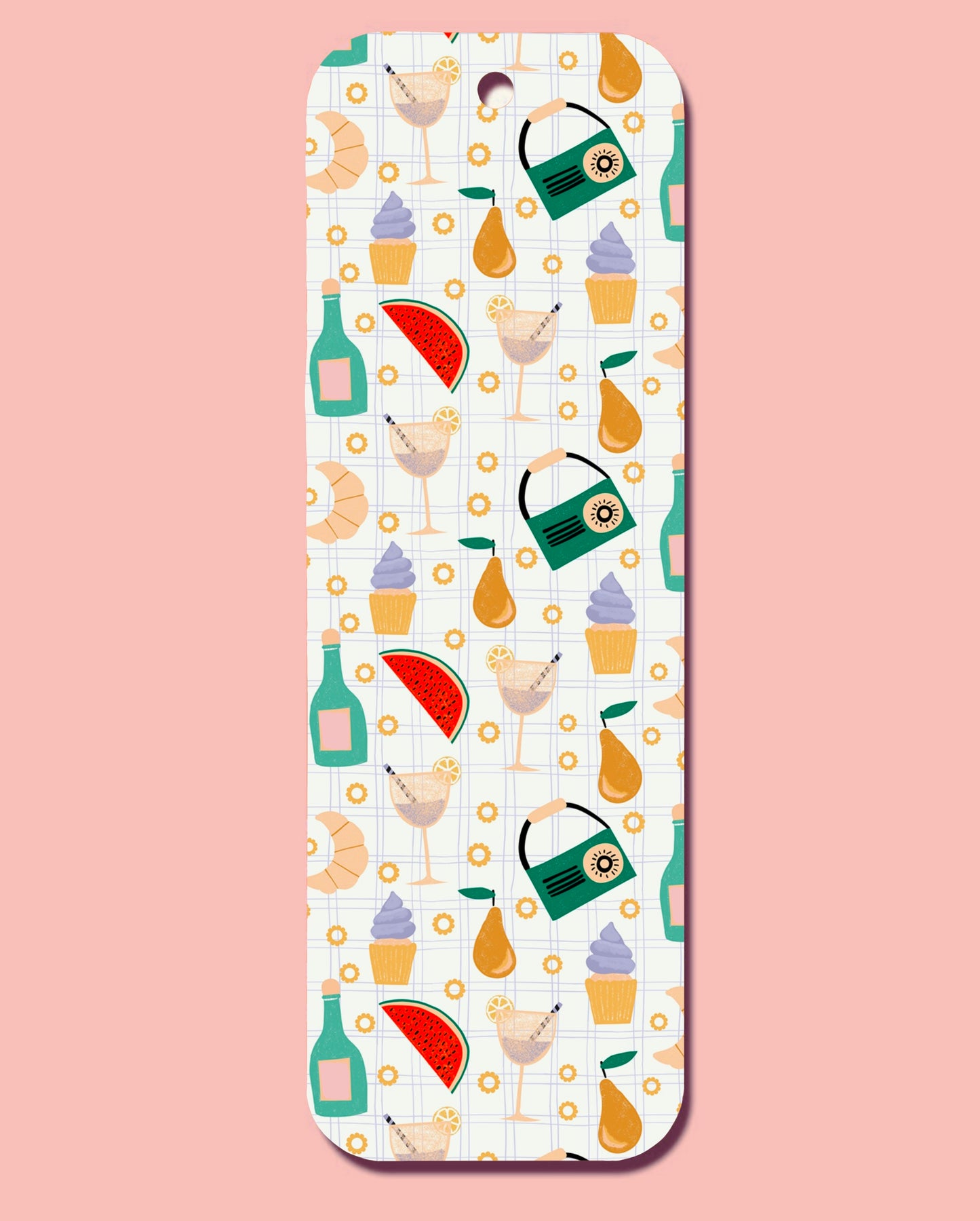 Picnic Party Pattern Bookmark