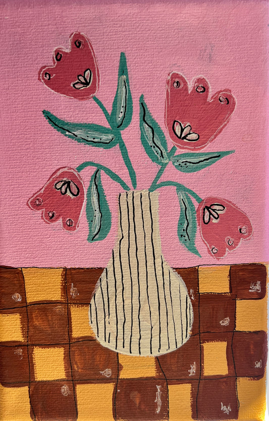 Flower Vase Painting