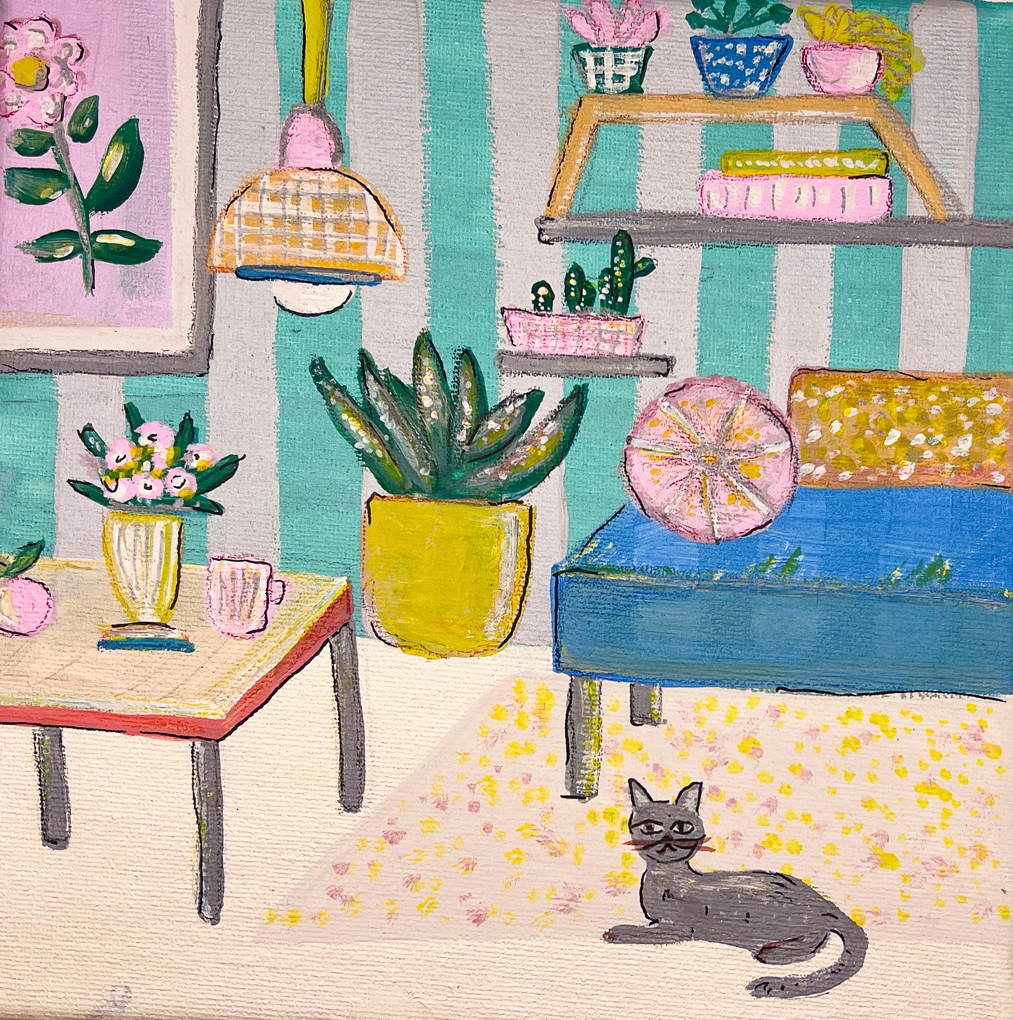 Cosy Living Room Painting