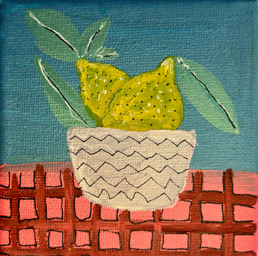 Lemmon Bowl Painting
