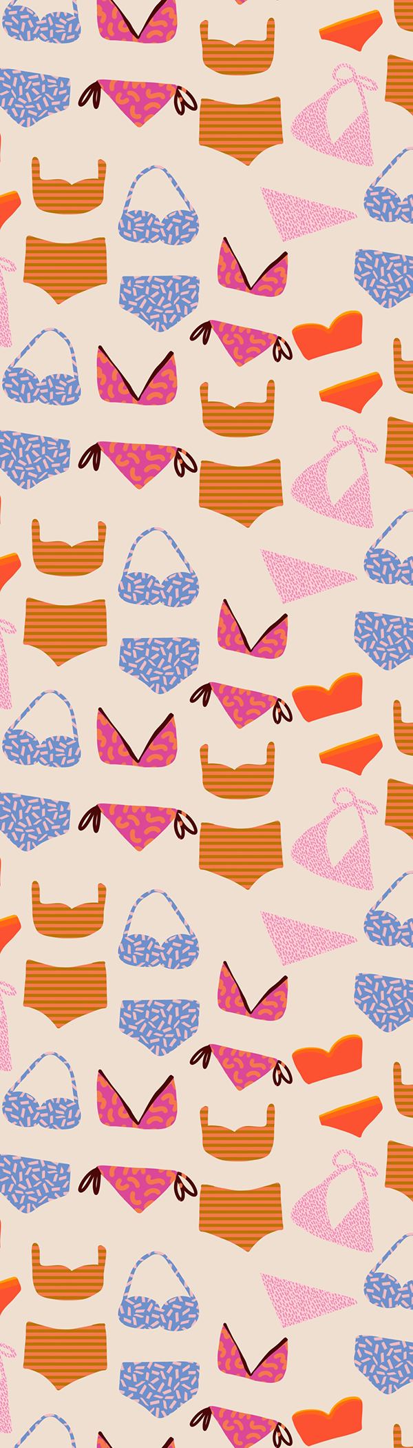 Swimsuit Pattern Bookmark