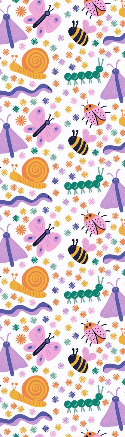 Snail Bee Butterfly Pattern Bookmark