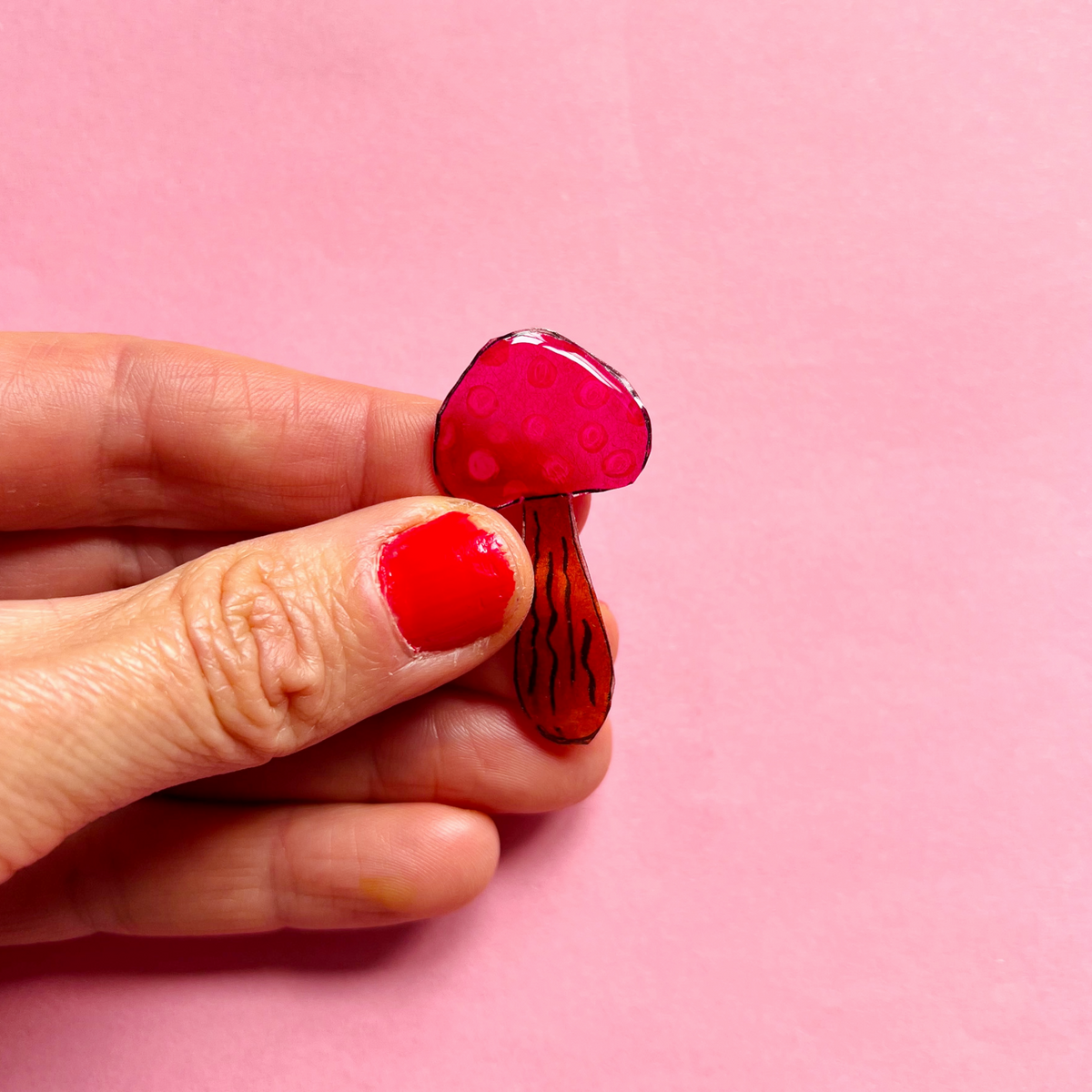 Mushroom Pin