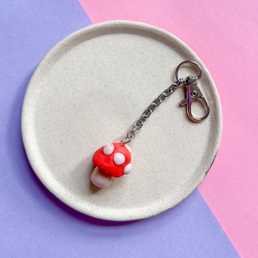 Mushroom Keychain