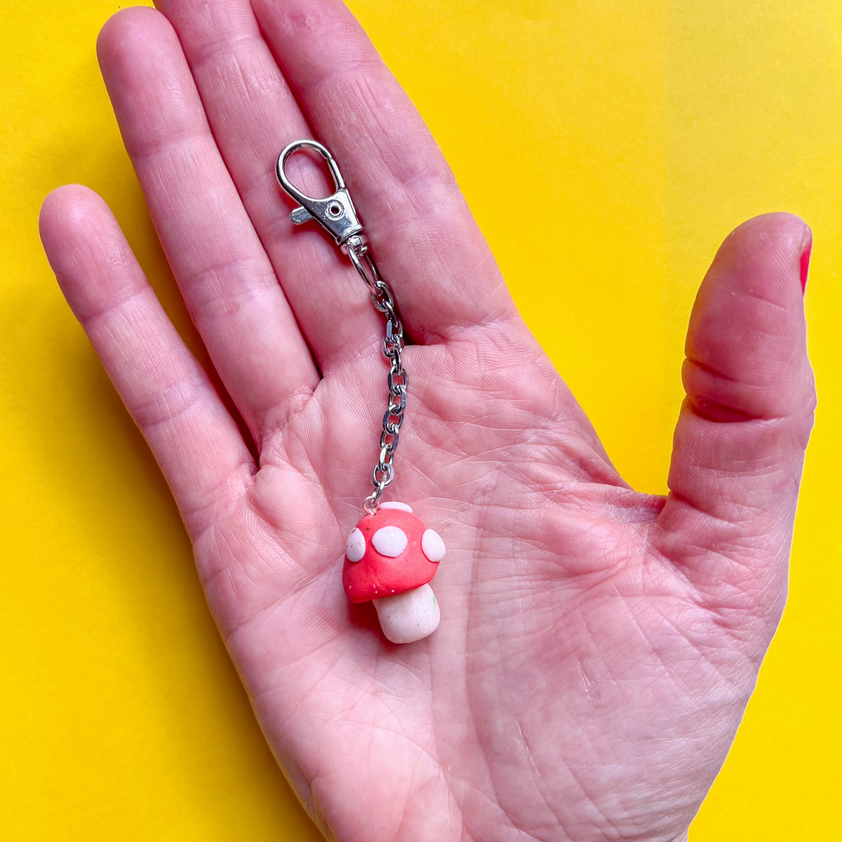 Mushroom Keychain