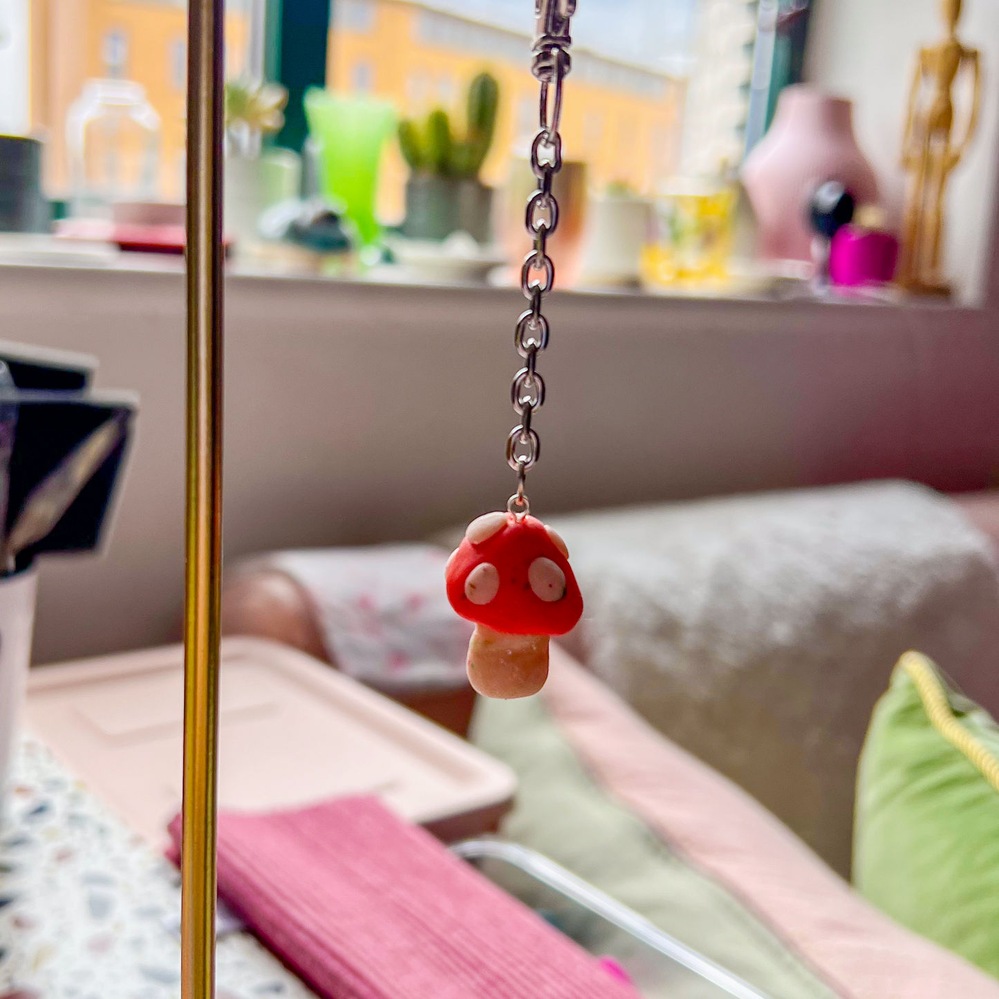Mushroom Keychain