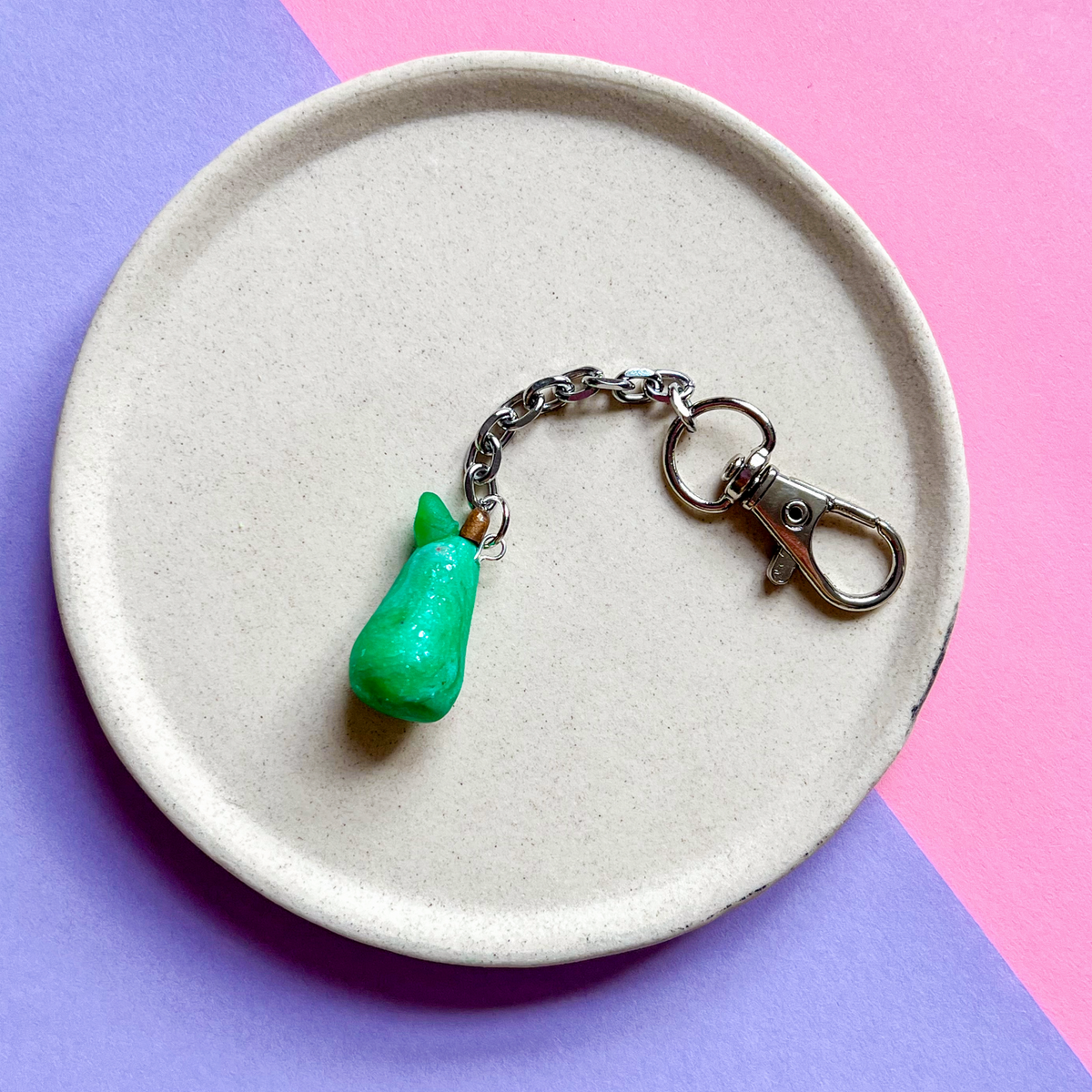 Pear Keychain