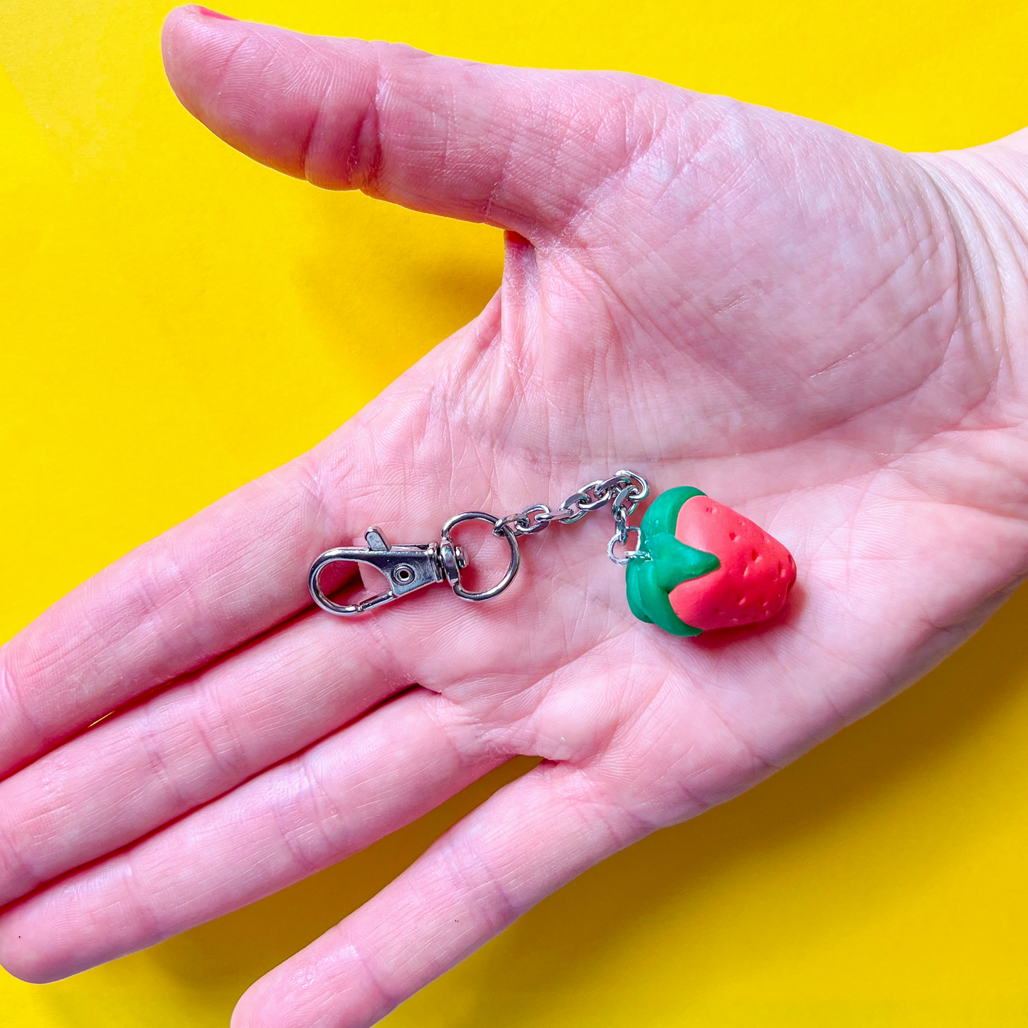 Strawberry Keychain