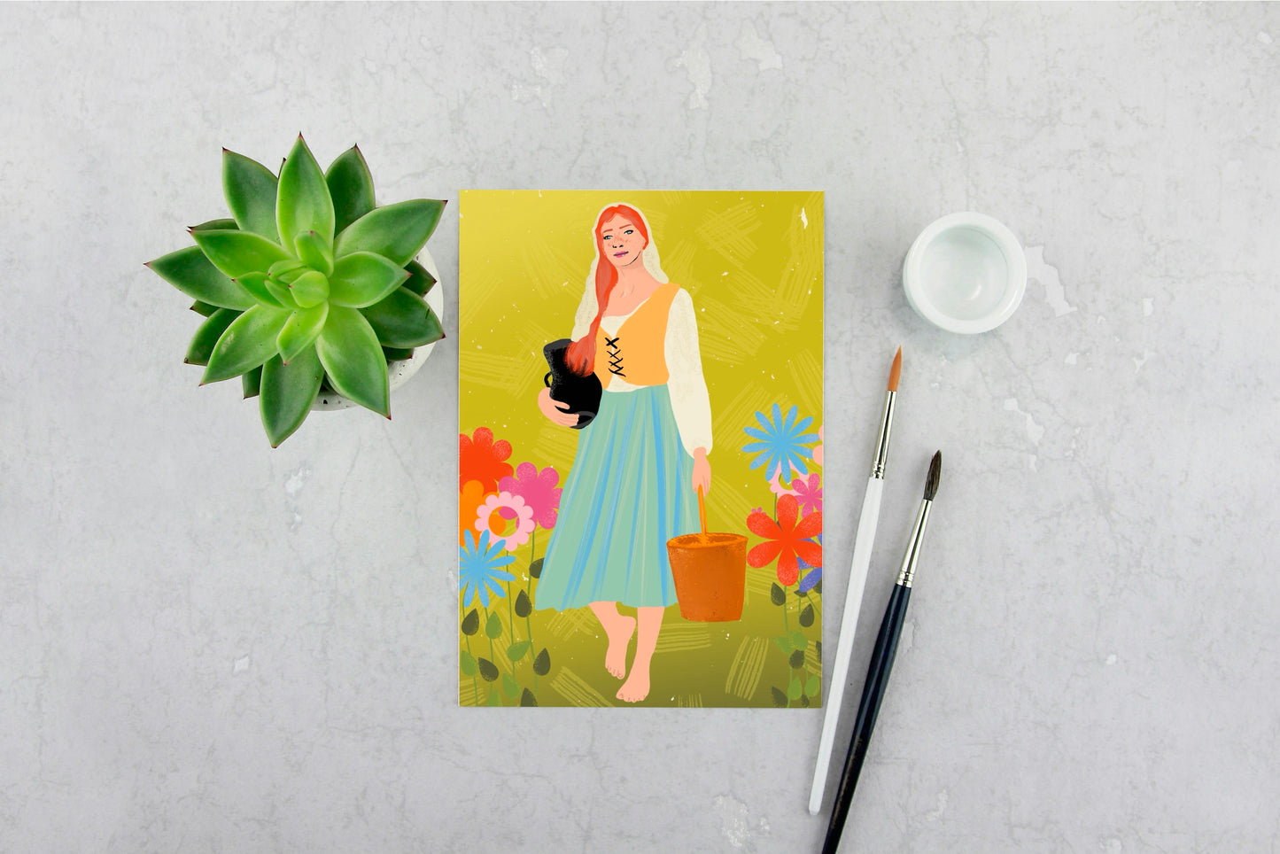 Girl in the Countryside