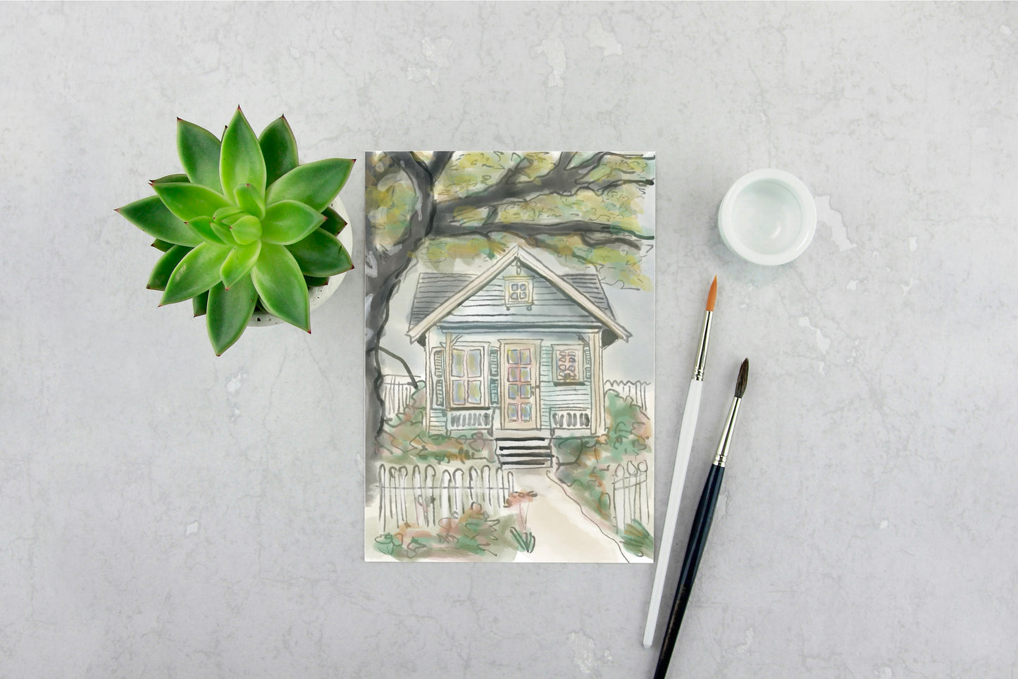 Country House Illustration