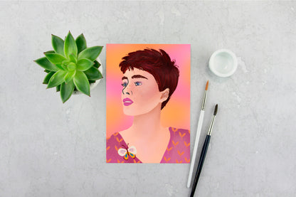 Girl with Pixie Haircut