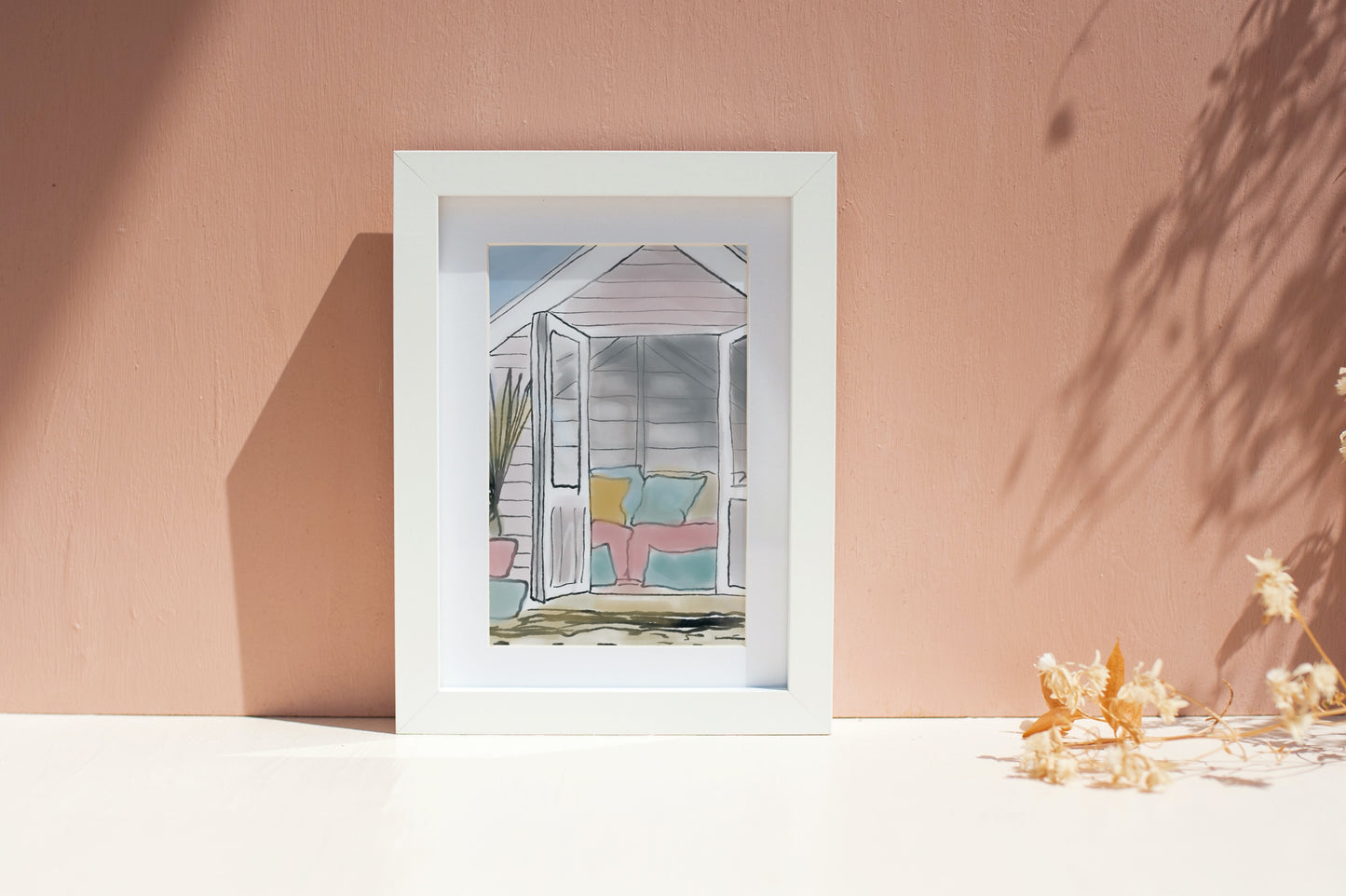 Beach House Illustration