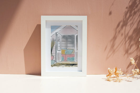 Beach House Illustration