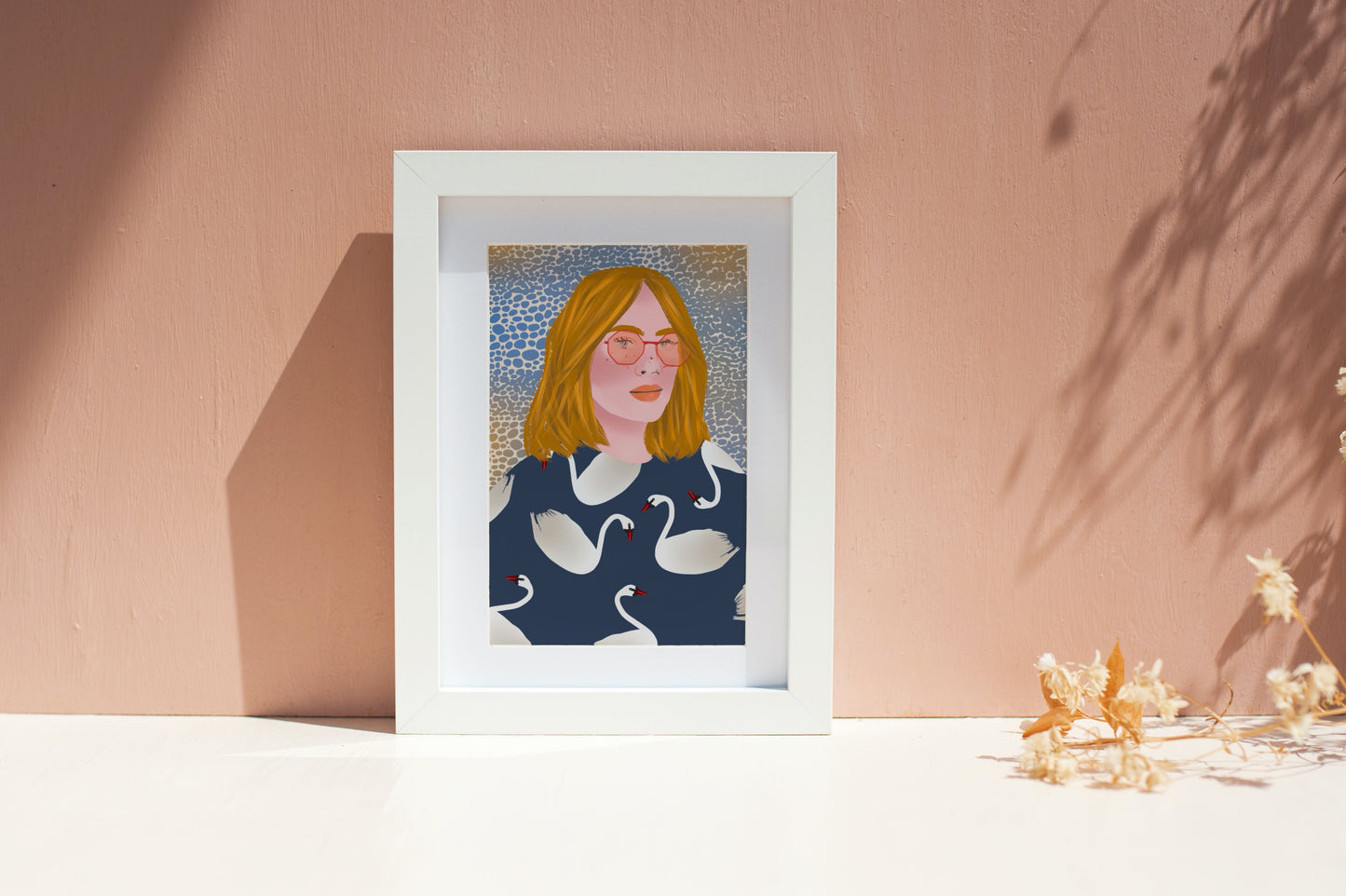 Girl with Swan Jumper