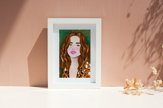 Girl with Long Brown Hair