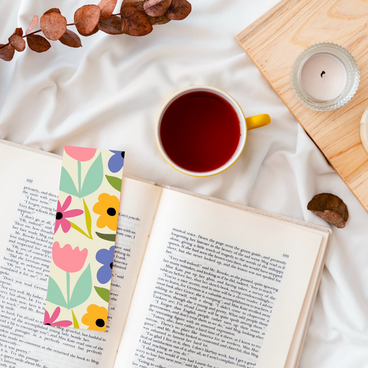 Sweet Flower Pattern Bookmark