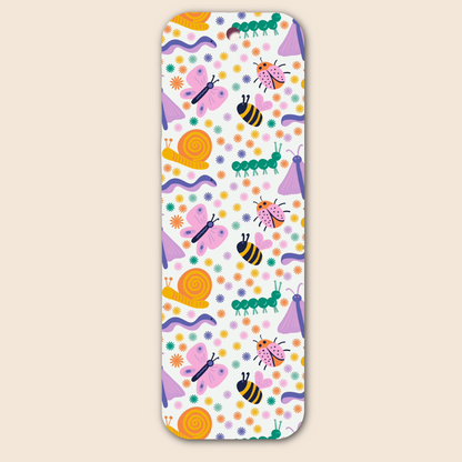 Snail Bee Butterfly Pattern Bookmark