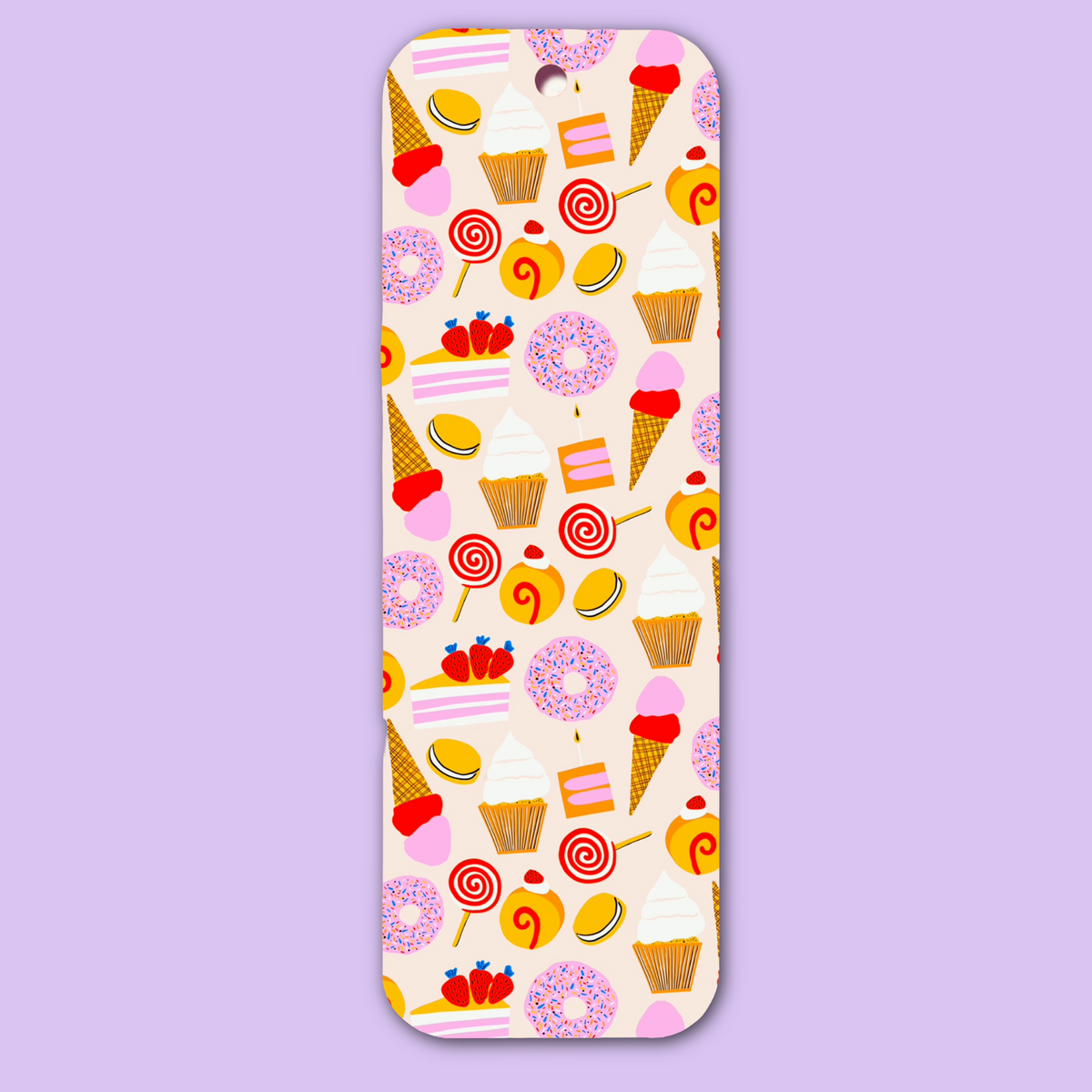 Sweets Pattern Bookmark