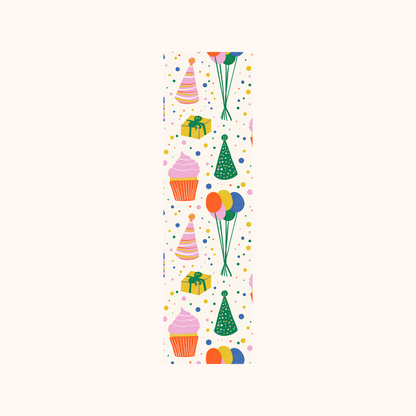 Birthday Party Pattern Bookmark