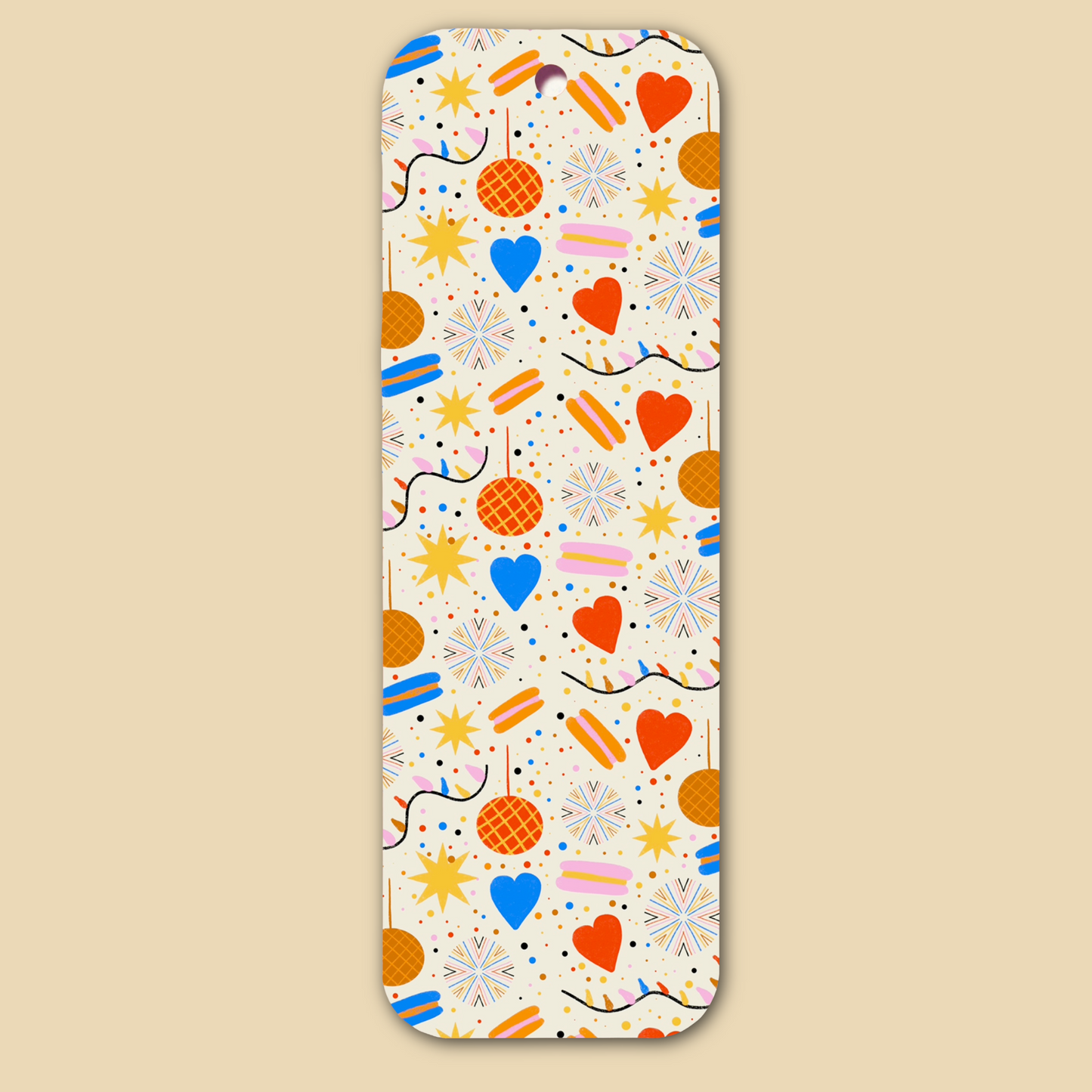 Heart Pattern Bookmark