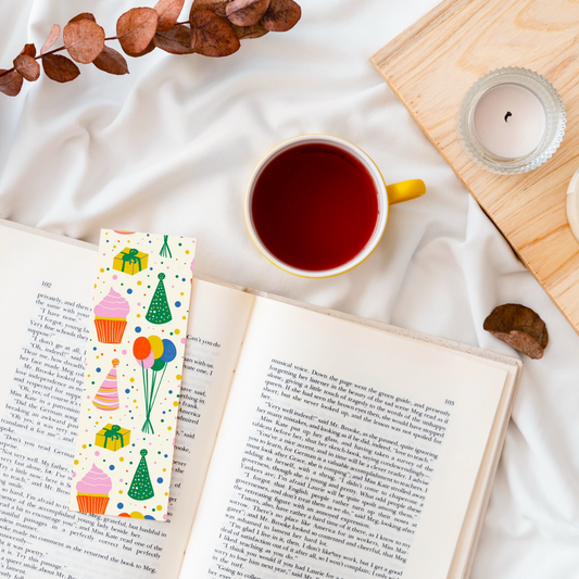 Birthday Party Pattern Bookmark