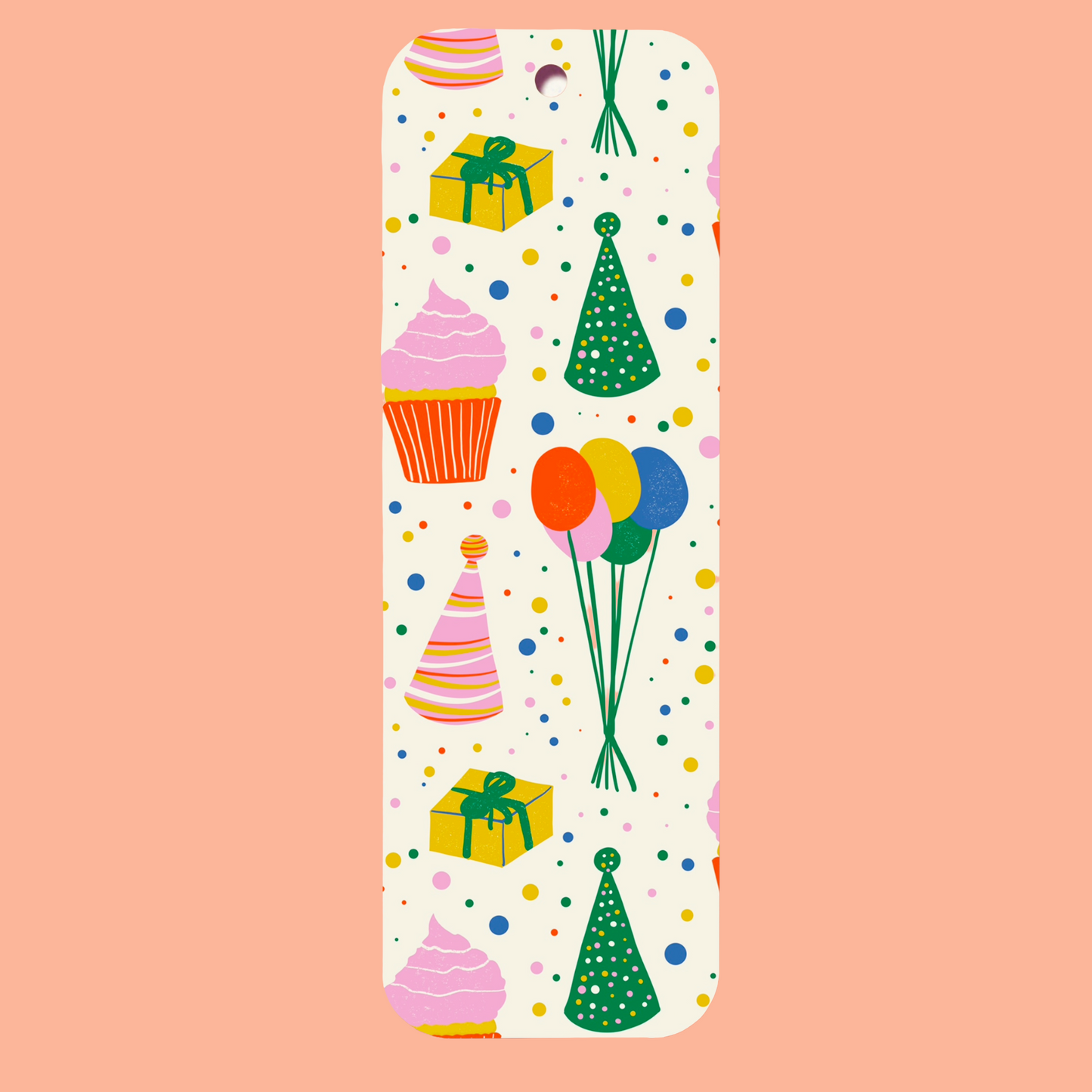 Birthday Party Pattern Bookmark