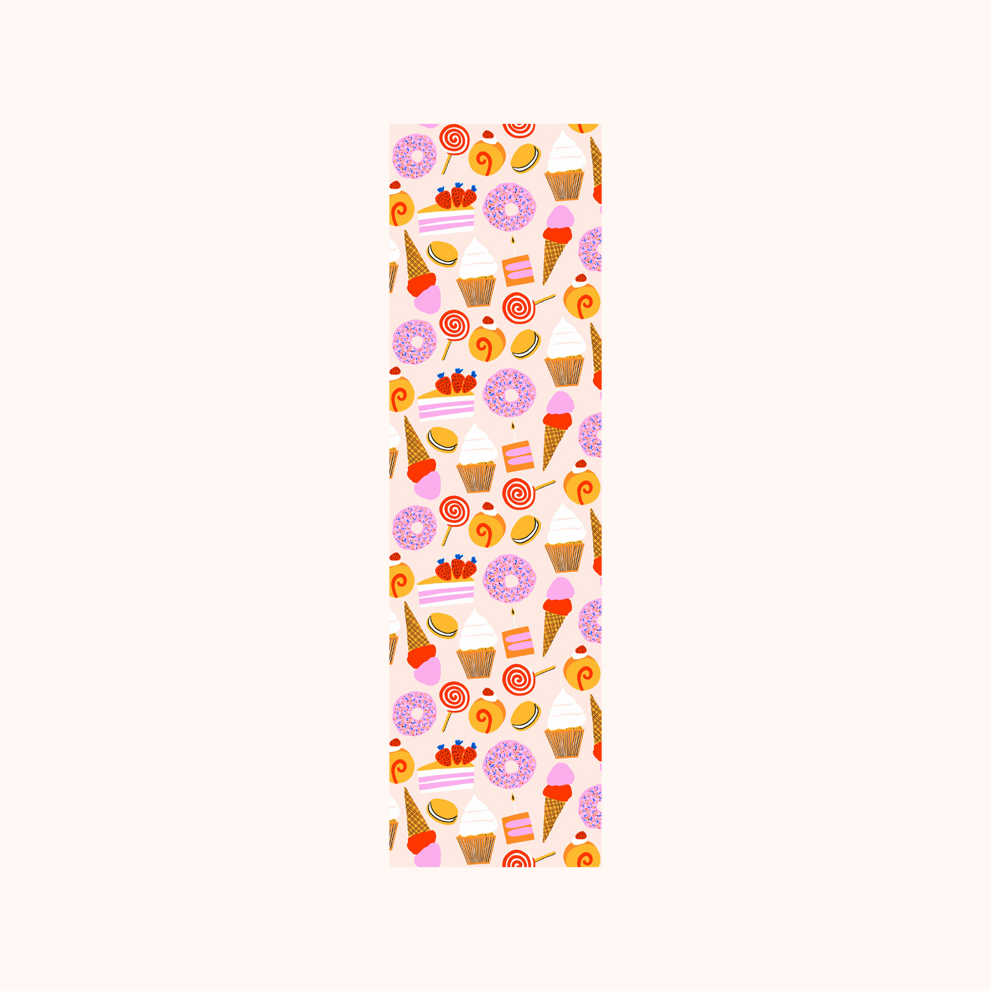 Sweets Pattern Bookmark