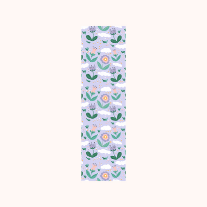 Blue Flower Pattern Bookmark