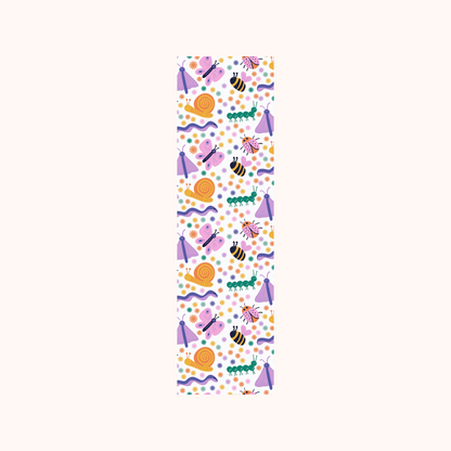 Snail Bee Butterfly Pattern Bookmark