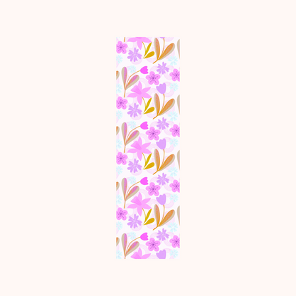 Purple Flower Pattern Bookmark
