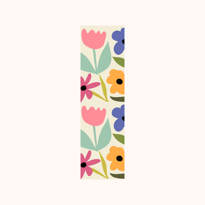 Sweet Flower Pattern Bookmark