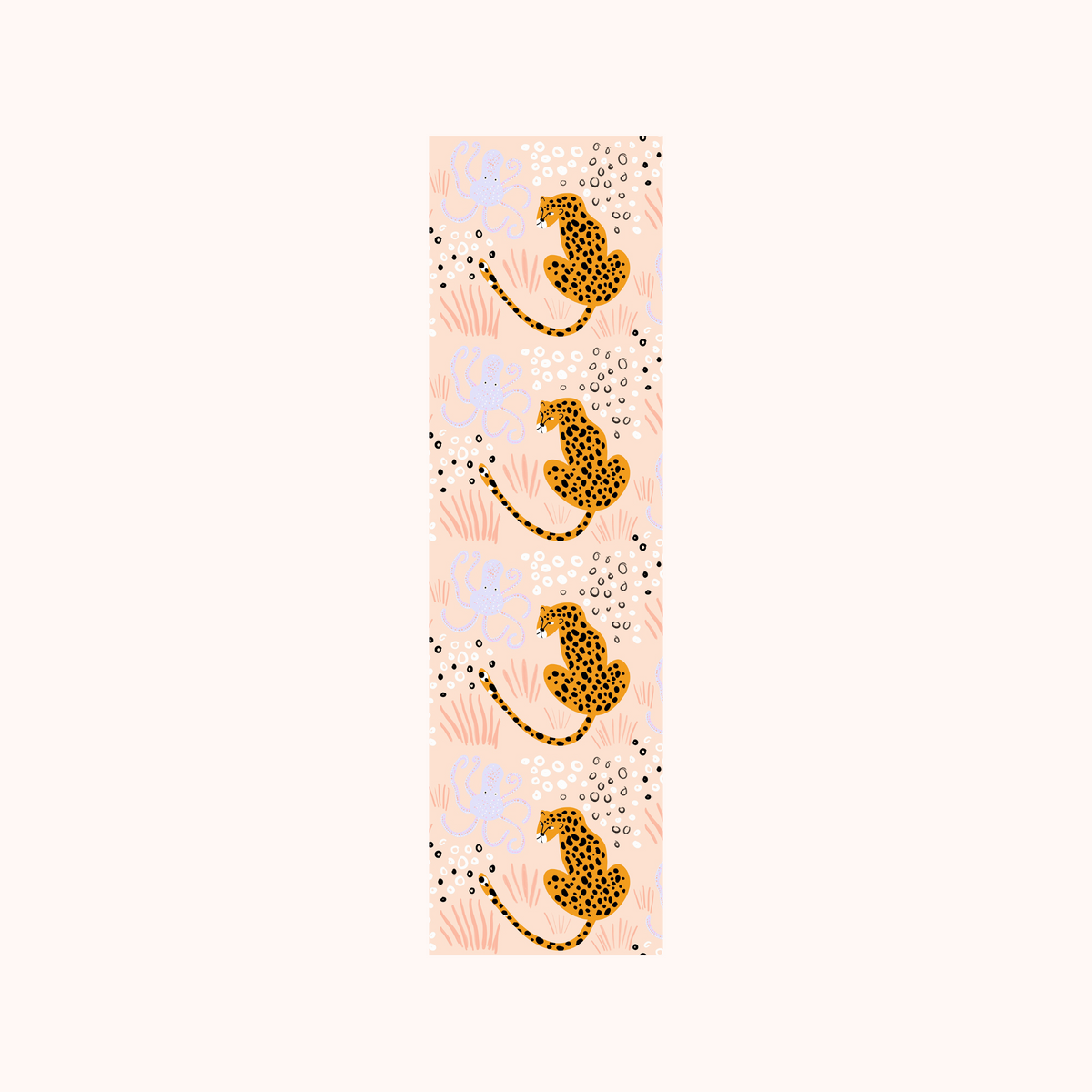 Octopus Leopard Pattern Bookmark
