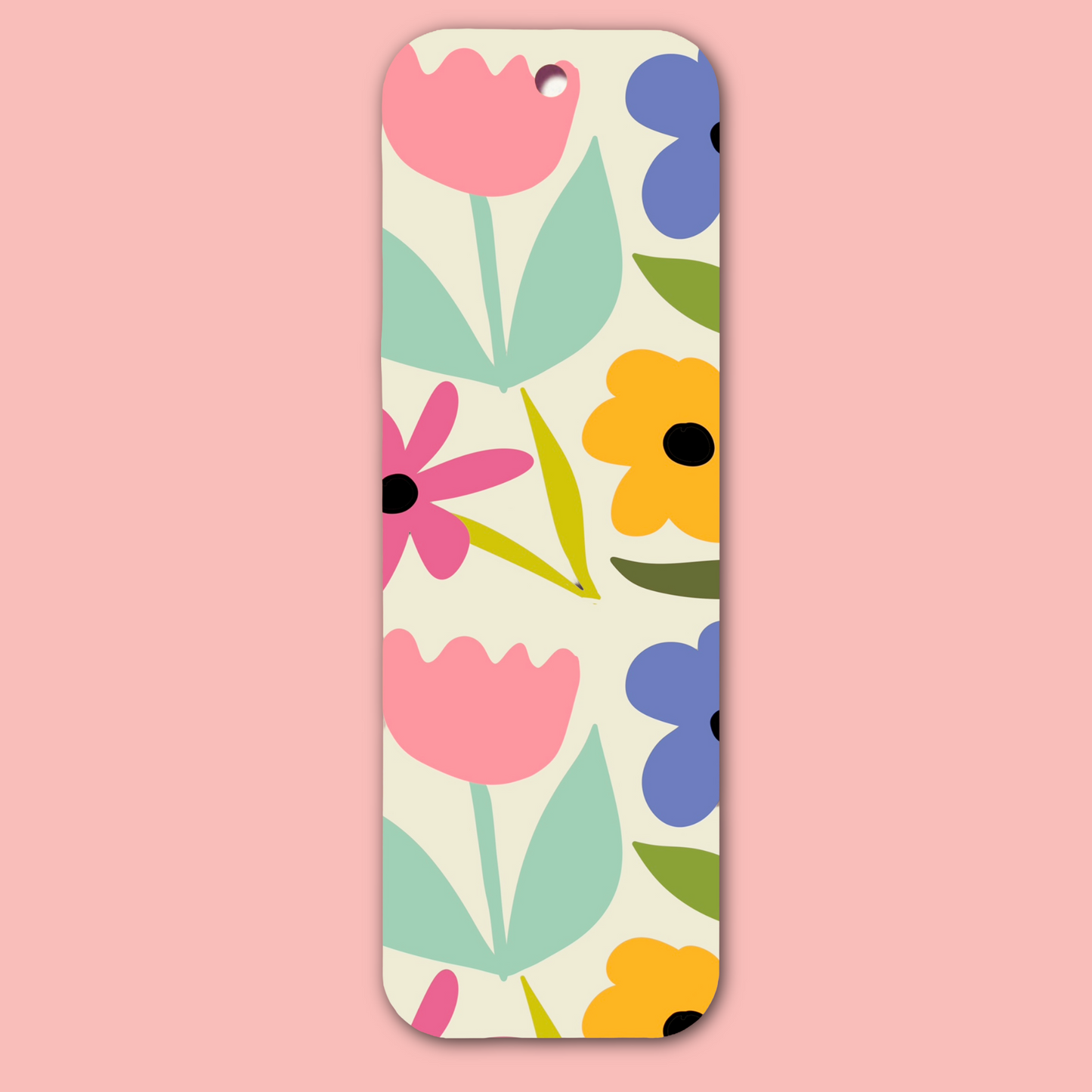 Sweet Flower Pattern Bookmark