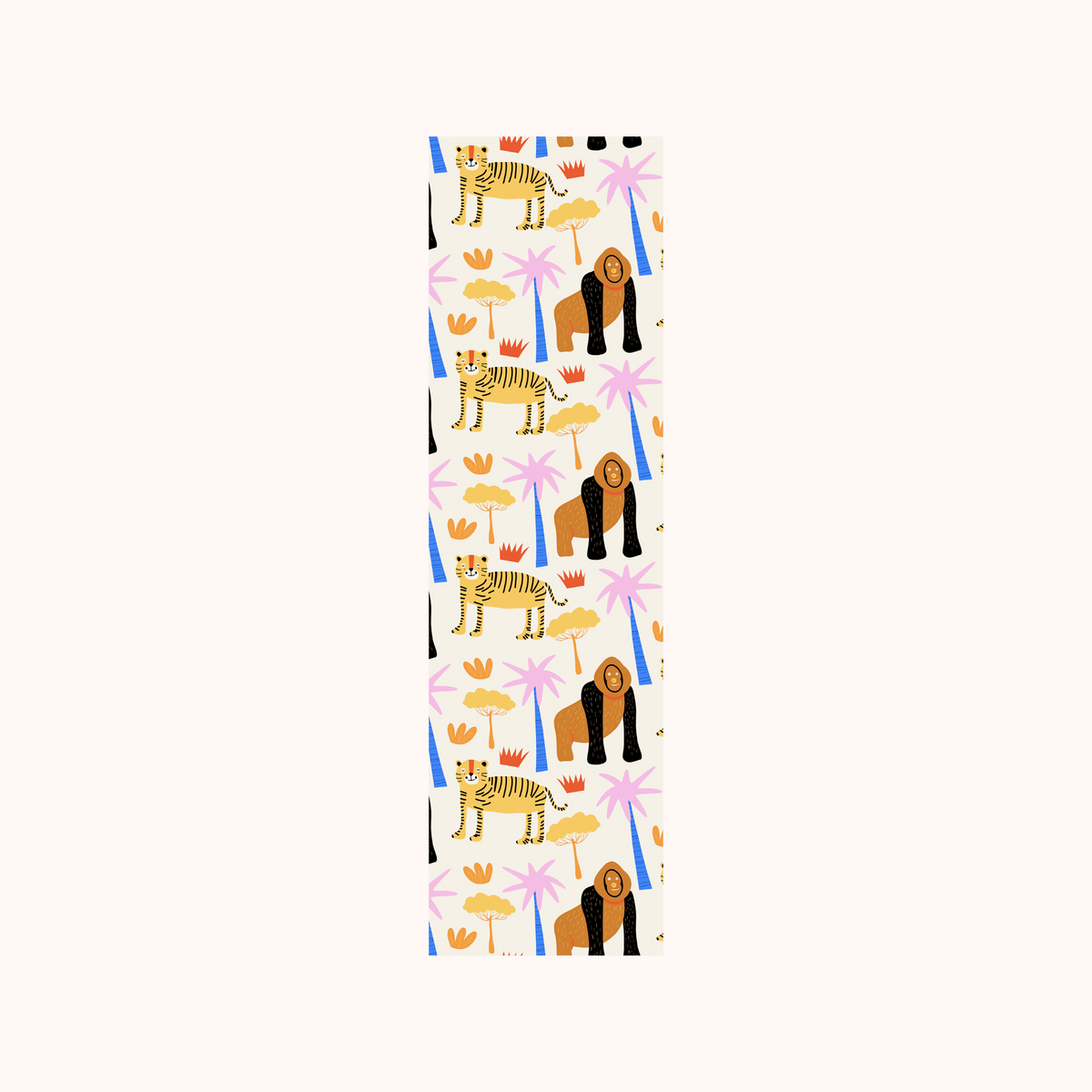 Gorilla Leopard Pattern Bookmark