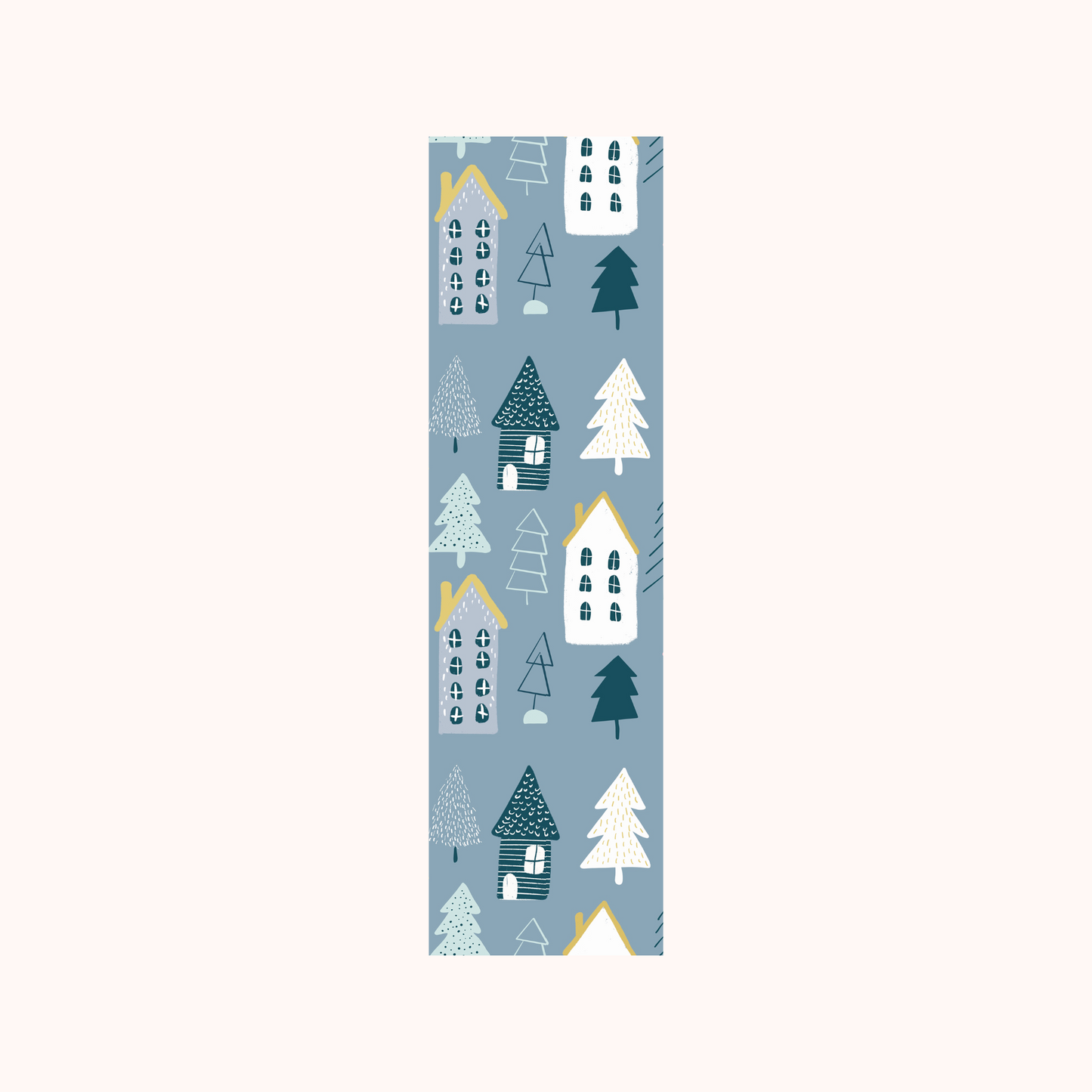 House Tree Pattern Bookmark