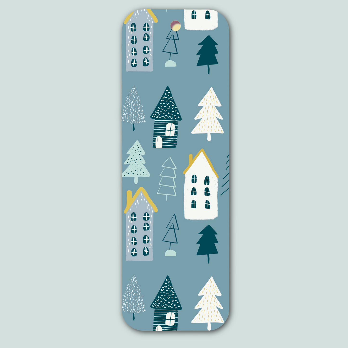 House Tree Pattern Bookmark