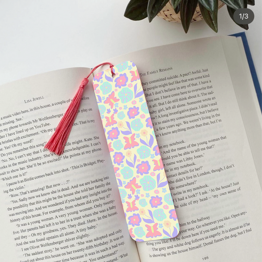 Flower Spring Bookmark