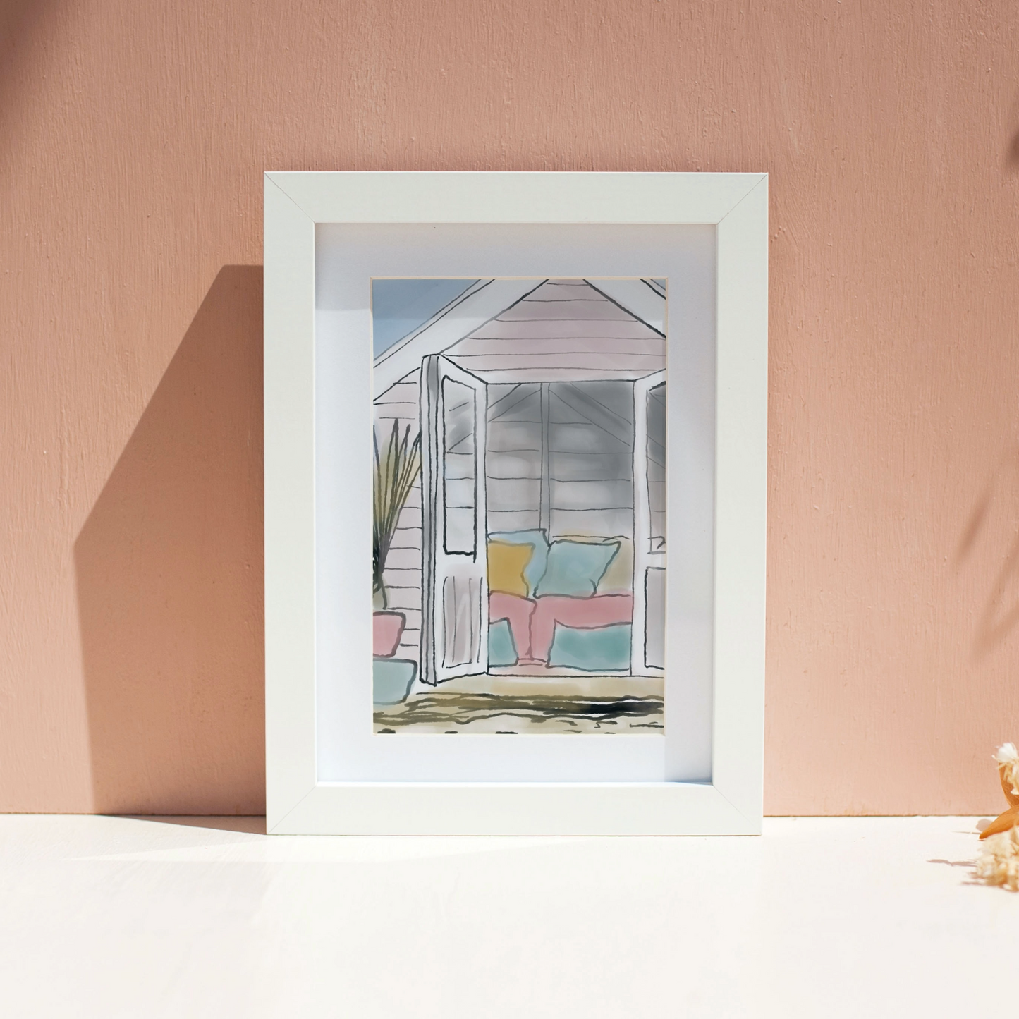 Beach House Illustration