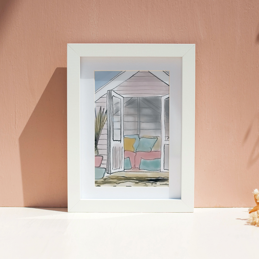 Beach House Illustration