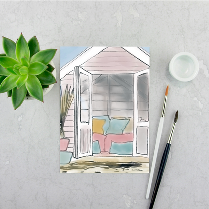Beach House Illustration