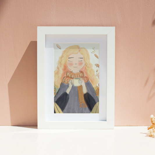 Girl in the Autumn