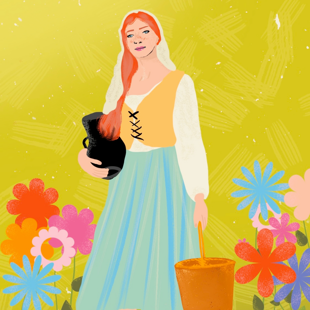 Girl in the Countryside