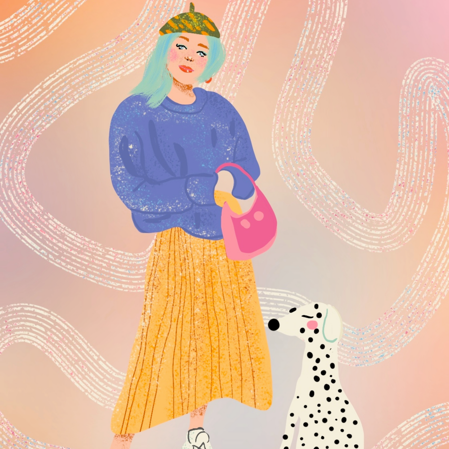 Girl with a Dog