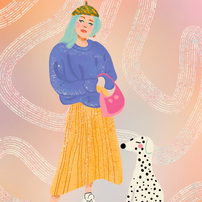 Girl with a Dog