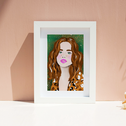Girl with Long Brown Hair