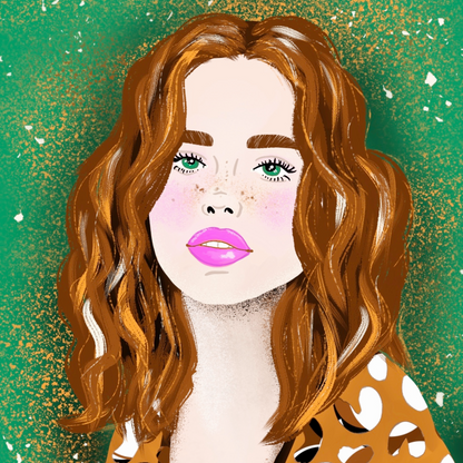 Girl with Long Brown Hair