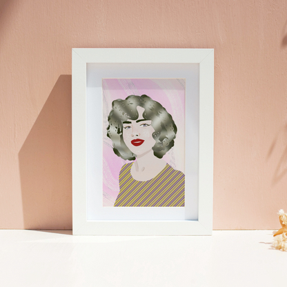 Girl with Red Lipstick