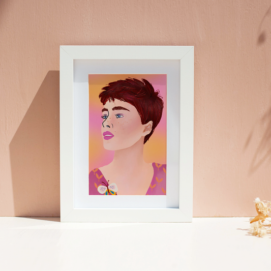 Girl with Pixie Haircut